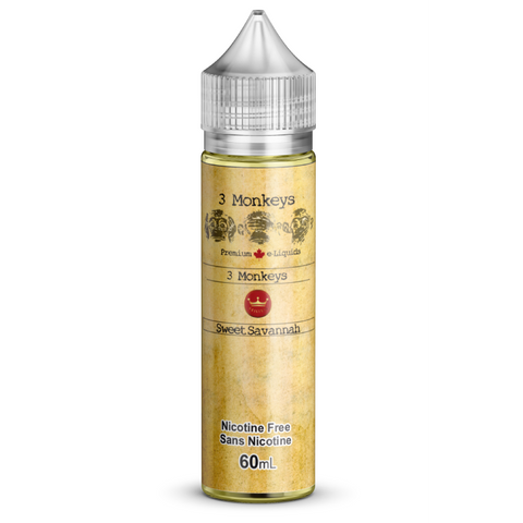 60ml 3MONKEYS Sweet Savannah XL-ON